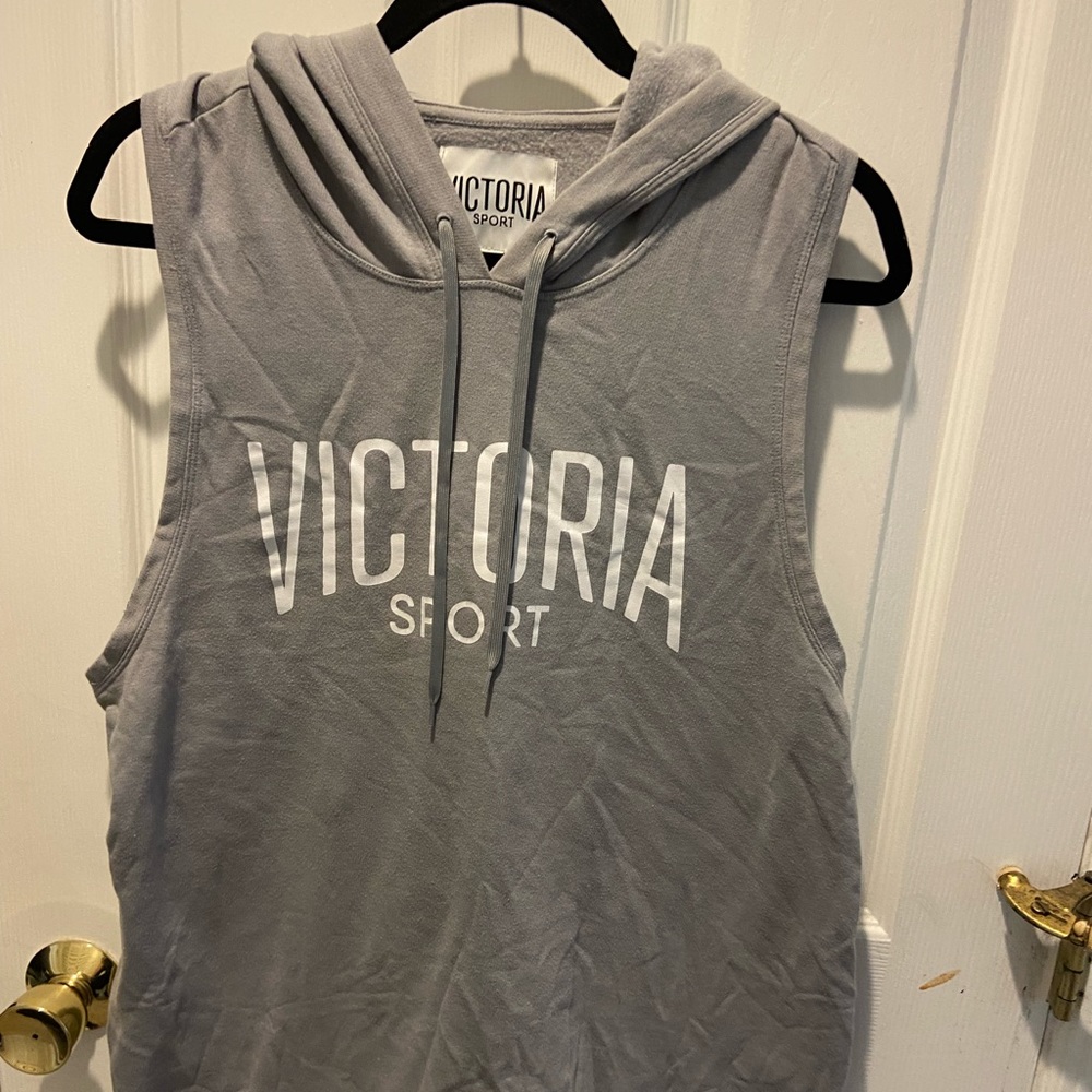 Victoria’s Secret Sleeveless Hooded Pull Over